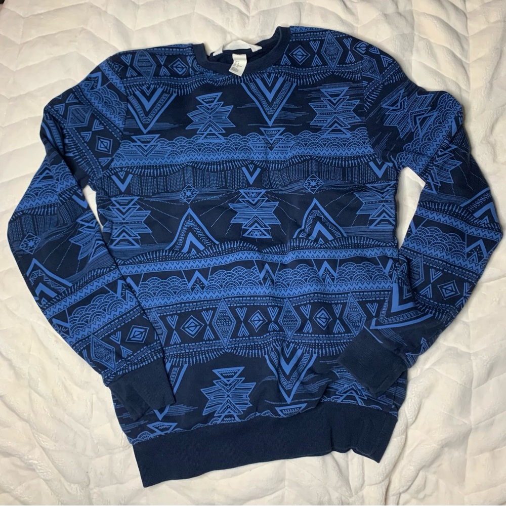 H&M Coachella Sweater Men Small Blue